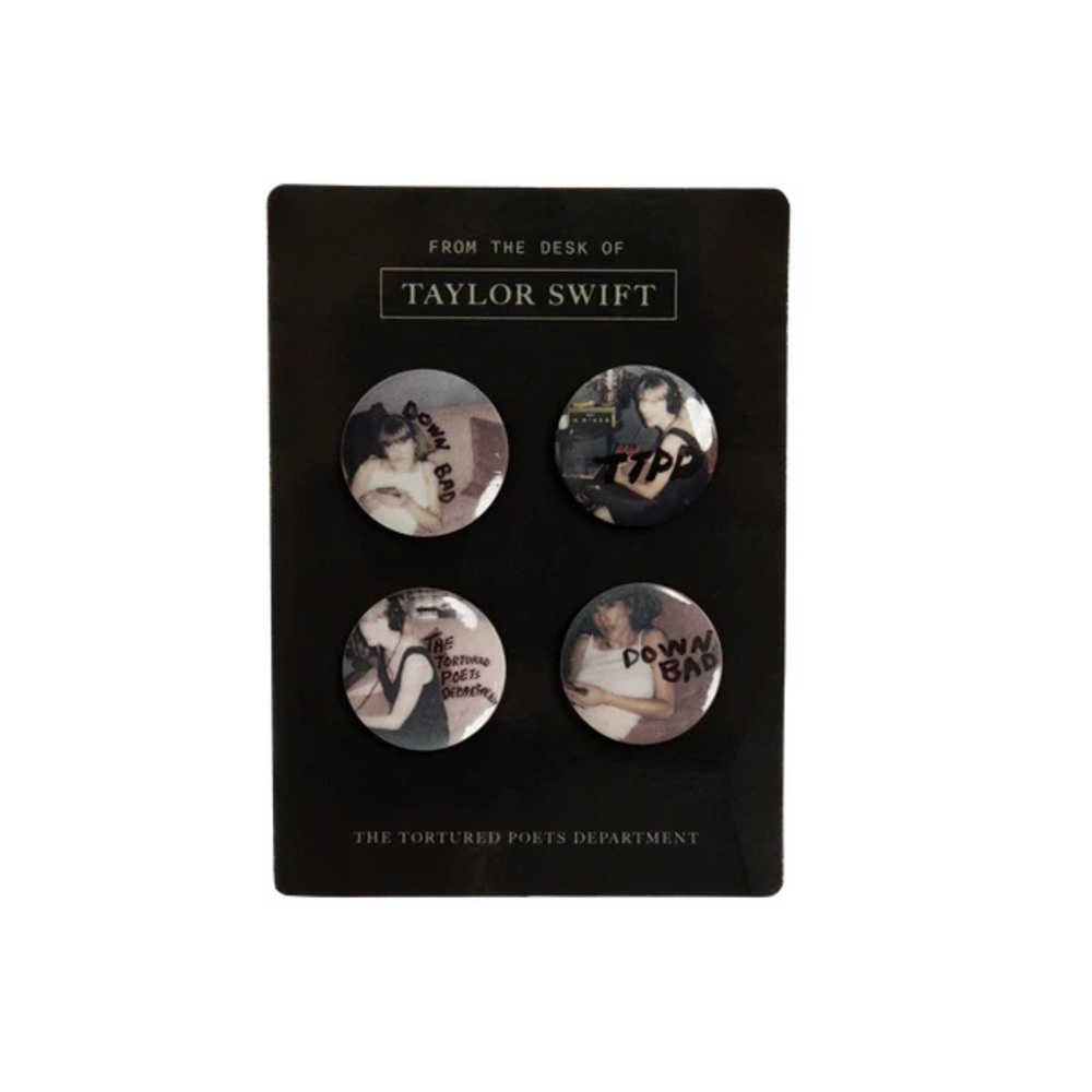NWT Taylor Swift “The Tortured Poets Department” Pin Set